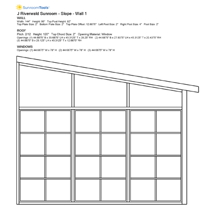 Sunroom Tools sample elevation 1